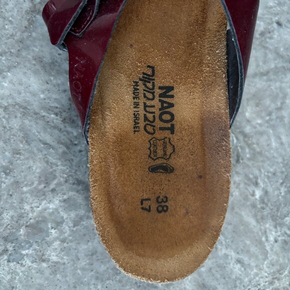 Red Sandals with Rhinestones - Size 38 - Adjustable Straps - Noat - Picture 8 of 8